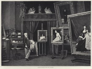 Carolus-Duran nel suo atelier