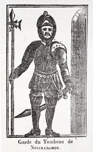 Guardia alla tomba di Nostradamus
