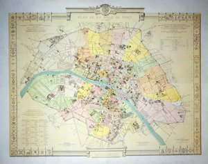 Mappa di Parigi nel 1789