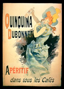 Poster pubblicitario per Quinquina di Dubonnet