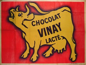Poster pubblicitario del cioccolato Vinay
