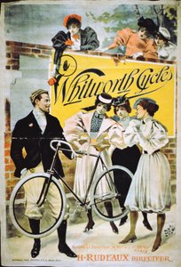 Poster pubblicitario per Whitworth Cycles, Parigi
