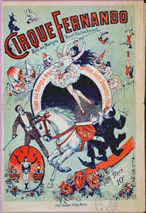 Poster pubblicitario per il Circo Fernando, Parigi