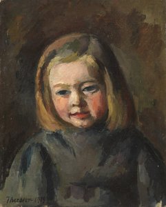 Testa di una giovane ragazza, 1919