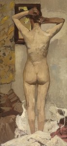 Nudo in piedi