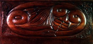 Esistenza, pannello di legno, c.1894