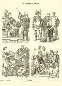 Costumi franco-carolingi, VIII secolo