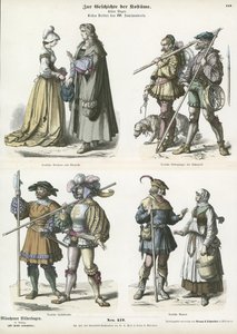 Costumi tedeschi, inizio XVI secolo