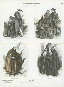 Costumi maschili degli ordini religiosi cristiani