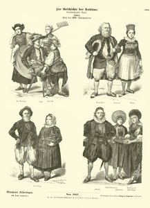 Costumi svizzeri, fine XVIII secolo