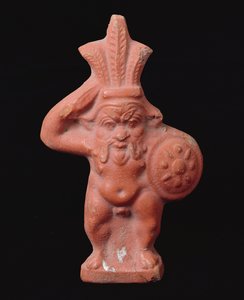 Statuetta del dio domestico egiziano Bes