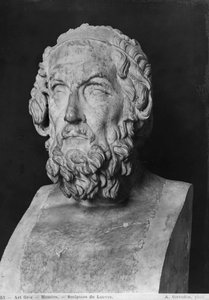 Busto di Omero, periodo ellenistico (330-20 a.C.)