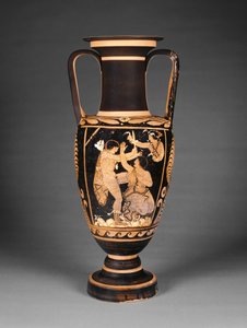 Anfora a collo rosso-figura di Paestan, c.340 a.C.