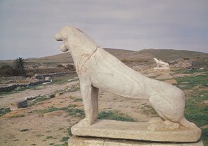 Vista della terrazza del leone