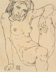 Nudo seduto, Notte fresca