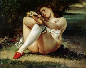 Donna con calze bianche, c.1861