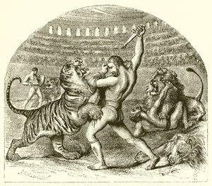 Il leone combattente dell