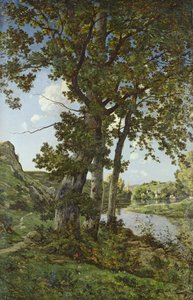 Le querce di Chateau-Renard, 1875