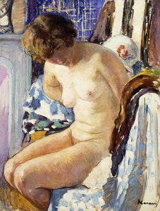 Nudo seduto