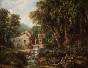 Un mulino a Rowsley, Derbyshire