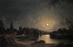 Twickenham al chiaro di luna, 1835