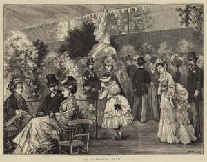 A una mostra di fiori