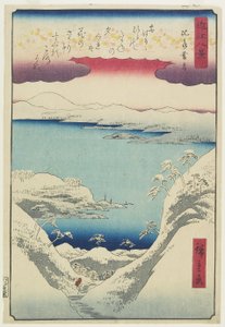 Neve serale a Hira, dicembre 1857