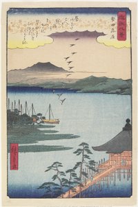 Oche che tornano a casa a Katada, marzo 1857