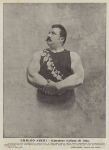 Enrico Scuri, campione italiano di lotta