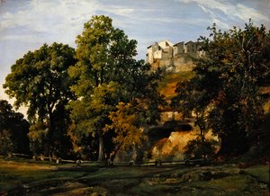 Paesaggio, veduta di Marino, 1826