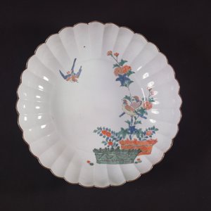 Grande piatto Kakiemon, Periodo Edo