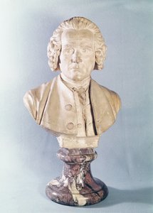 Busto di Jean-Jacques Rousseau (1712-78) (marmo)