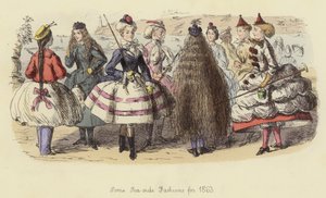 Alcune mode da spiaggia per il 1863