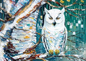 Animali: gufo bianco 2