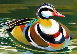 Animali: anatra mandarina 2