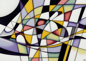 astratto: su altalene bianche 4