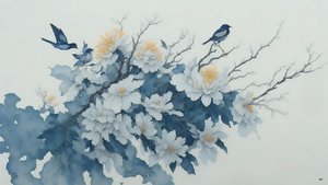 Crisantemo blu