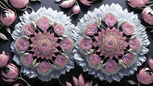 mandala: elementi di peonie_01