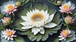 mandala: elementi di ninfee_03