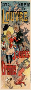 Poster dei Magasins du Louvre, 1890