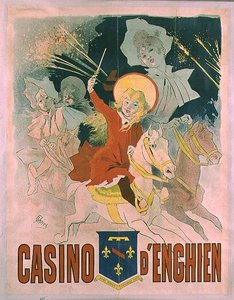 Poster pubblicitario per il Casino d