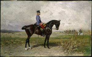 Franz Joseph, ritratto equestre / Blaas