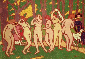 Nudi in un parco, 1910
