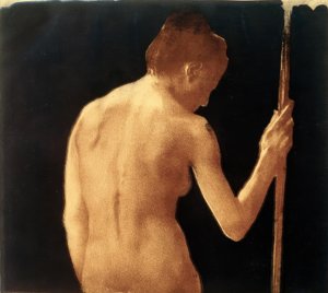 Käthe Kollwitz, Schiena femminile semi-nuda 1901