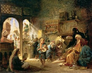 Caffè al Cairo, anni 1870