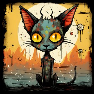 Cartone animato sfinge bizzarra 3