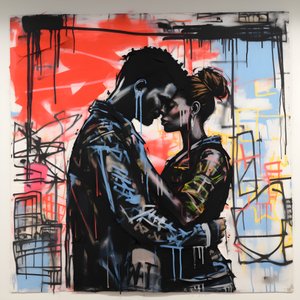 uomo e donna si abbracciano 1