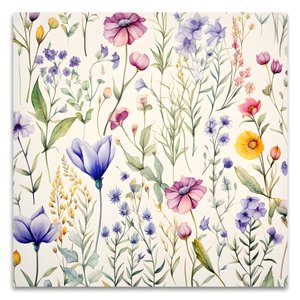 acquerello boho fiori selvatici 4