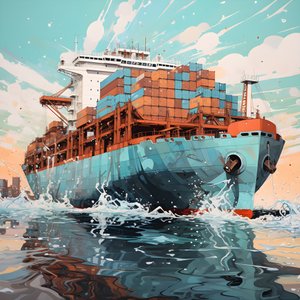 Una grande nave in acqua 4