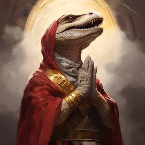 Regina assassina che prega T-Rex 2